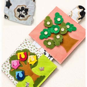 2 feladatos csendeskönyv, Baba - mama, Baba játékok, Textilkönyv & Babakönyv, Varrás, MESKA