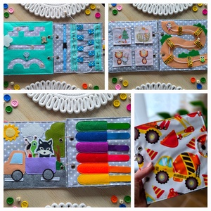 6 feladatos csendeskönyv, Baba - mama, Baba játékok, Textilkönyv & Babakönyv, Varrás, MESKA