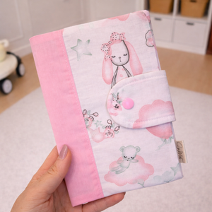 Egészségügyi kiskönyv borító, Baba - mama, Babaemlékek, Egészségügyi kiskönyv borító, Varrás, MESKA