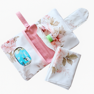 Pelenkázó neszeszer vízhatlan pelenkázó alátéttel, Baba - mama, Pelenkázó, babafürdető kellékek, Pelenkázó neszeszer, pelenkatartó, Varrás, MESKA