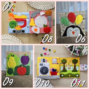 Csendeskönyv oldalak I., Baba - mama, Baba játékok, Textilkönyv & Babakönyv, Varrás, MESKA