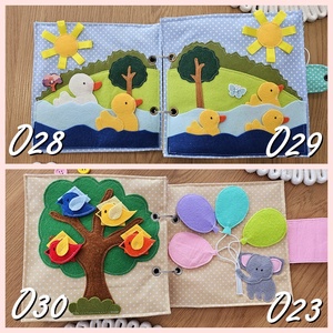 Csendeskönyv oldalak III.  - baba - mama - baba játékok - textilkönyv & babakönyv - Meska.hu