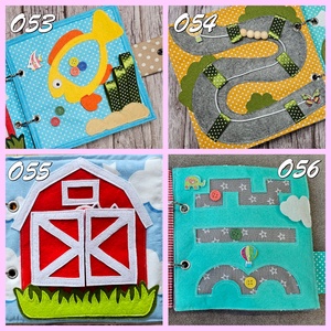 Csendeskönyv oldalak VI.  - baba - mama - baba játékok - textilkönyv & babakönyv - Meska.hu