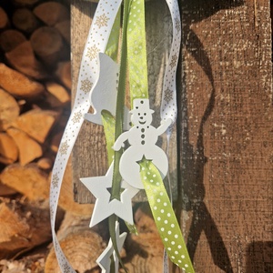 Téli sport ajtódísz - karácsony - adventi díszek - adventi ajtódísz - Meska.hu