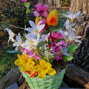 Tavaszi hangulat barival - otthon & életmód - dekoráció - asztal és polc dekoráció - asztaldísz - Meska.hu