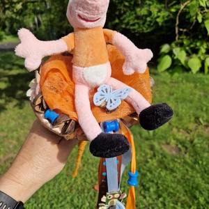 Pepa malacos ovis ballagási csokor - Meska.hu