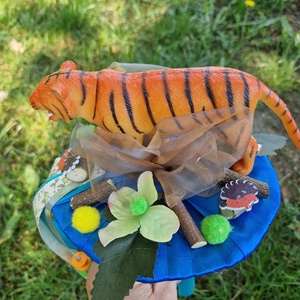 Tigrises ballagási csokor -  - Meska.hu