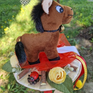 Lovas ballagási csokor -  - Meska.hu