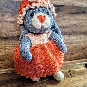 Horgolt nyuszi baba - Meska.hu