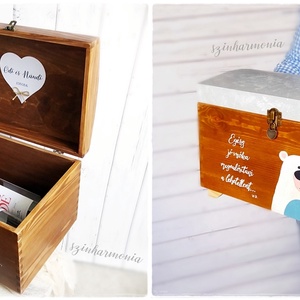 Emlékláda - Pandamaci (névreszóló emlékőrző kincsesláda és tárolóláda) - otthon & életmód - tárolás & rendszerezés - láda - Meska.hu