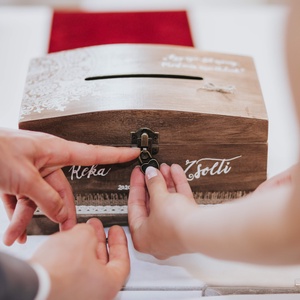 Natúr persely láda - kellékek & szerszámok - hobby fa alapanyag - doboz - Meska.hu