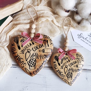 Karácsonyfadísz párban - Konyhatündér - karácsony - karácsonyi lakásdekoráció - karácsonyfadíszek - Meska.hu