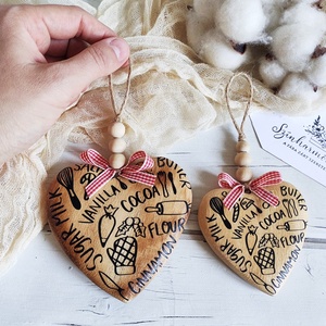 Karácsonyfadísz párban - Konyhatündér - karácsony - karácsonyi lakásdekoráció - karácsonyfadíszek - Meska.hu