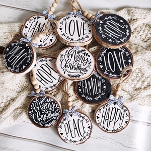 Karácsonyfadíszek csomagban - Fekete és fehér - karácsony - karácsonyi lakásdekoráció - karácsonyfadíszek - Meska.hu