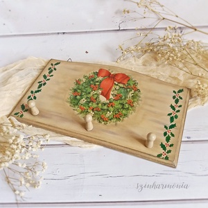 Akasztó - Karácsonyi koszorú - LIMITÁLT - karácsony - karácsonyi lakásdekoráció - karácsonyi lakásdíszek - Meska.hu