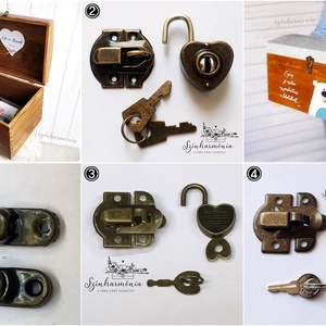 Emlékőrző faláda - Leia és Han Solo (névre szóló kincsesláda) - esküvő - emlék & ajándék - doboz - Meska.hu