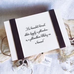 Kisebb kincsesláda zsinóros fogantyúval - Lila naplemente - otthon & életmód - tárolás & rendszerezés - láda - Meska.hu