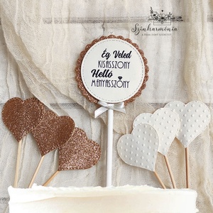 Térhatású tortabeszúró - Ég veled Kisasszony (lánybúcsú), Otthon & Életmód, Konyhafelszerelés, tálalás, Sütés, főzés, Sütidísz, Papírművészet, Mindenmás, MESKA