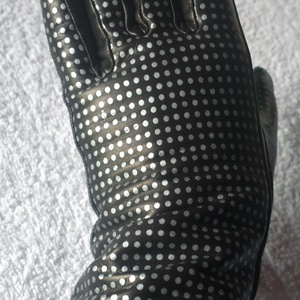 Fehér pöttyös  - ruha & divat - sál, sapka, kendő - kesztyű - Meska.hu