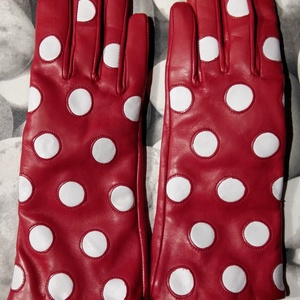   színes pöttyös - ruha & divat - sál, sapka, kendő - kesztyű - Meska.hu