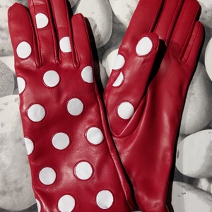   színes pöttyös - ruha & divat - sál, sapka, kendő - kesztyű - Meska.hu