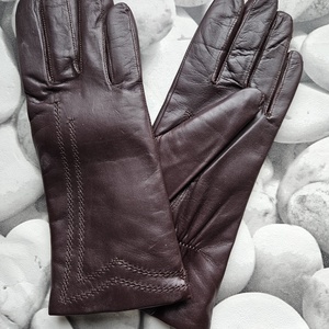 barna díszített - ruha & divat - sál, sapka, kendő - kesztyű - Meska.hu