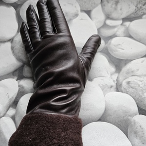 Barna mandzsettás, Ruha & Divat, Sál, Sapka, Kendő, Kesztyű, Bőrművesség, Varrás, MESKA