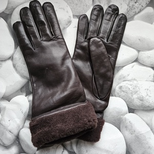 Barna mandzsettás - ruha & divat - sál, sapka, kendő - kesztyű - Meska.hu