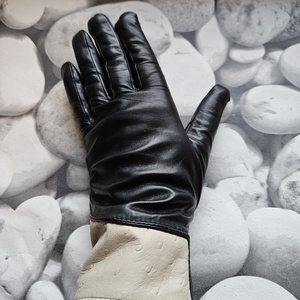 fekete, betétes - ruha & divat - sál, sapka, kendő - kesztyű - Meska.hu