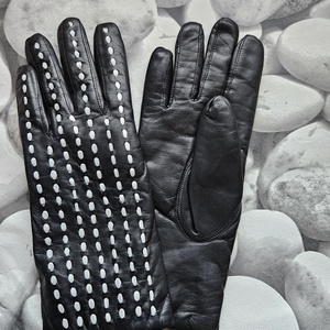 fekete, fűzött - ruha & divat - sál, sapka, kendő - kesztyű - Meska.hu