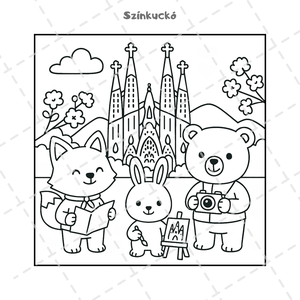 Felnőtt színező stressz ellen. Spanyolkaland színezőfüzet nőknek. - otthon & életmód - papír, írószer - színező - Meska.hu