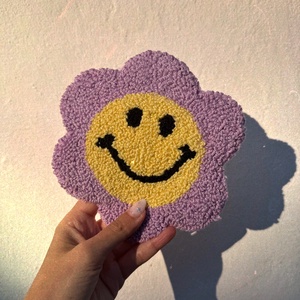 Virágos fali dekoráció - Meska.hu