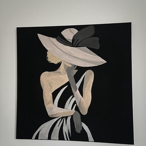 Mystic Lady / Titokzatos Nő - művészet - festmény - akril - Meska.hu
