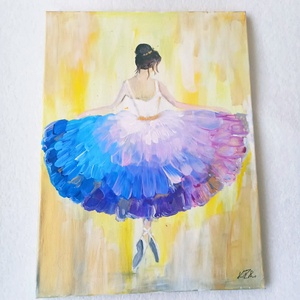 Akril festmény - Balerina - Meska.hu