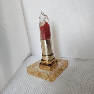 epoxy rúzs gyűrűtartó - ékszer - ékszertartó - ékszertartó állvány - Meska.hu