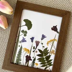 Préselt virágos kép névvel, fényképpel vagy szöveggel anyák napjára - otthon & életmód - dekoráció - kép & falikép - 3d képek - Meska.hu