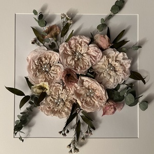 3D kép készítése menyasszonyi/esküvői csokorból, Esküvő, Menyasszonyi- és dobócsokor, Mindenmás, MESKA