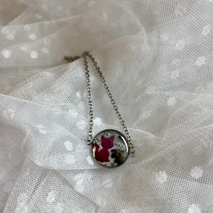 Cicás karkötő valódi virágokkal, Ékszer, Karkötő, Lánc karkötő, Ékszerkészítés, MESKA