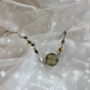 Hortenzia karkötő valódi virággal, Ékszer, Karkötő, Lánc karkötő, Ékszerkészítés, MESKA