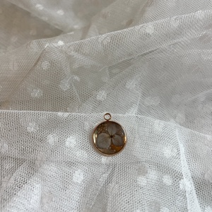 Hortenzia medál valódi virággal, Ékszer, Nyaklánc, Medál, Ékszerkészítés, MESKA