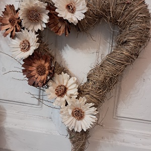 Kopogtató, Otthon & Életmód, Dekoráció, Ajtó- és ablak dekoráció, Ajtódísz & Kopogtató, Virágkötés, MESKA