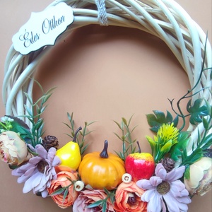 Őszi kopogtató tökkel,almákkal - otthon & életmód - dekoráció - ajtó- és ablak dekoráció - ajtódísz & kopogtató - Meska.hu Őszi kopogtató tökkel,almákkal - otthon & életmód - dekoráció - ajtó- és ablak dekoráció - ajtódísz & kopogtató - Meska.hu