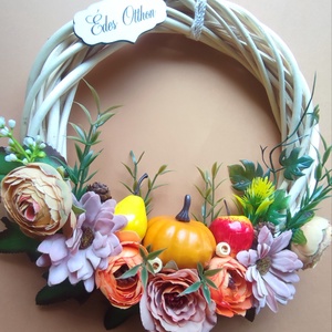 Őszi kopogtató tökkel,almákkal - otthon & életmód - dekoráció - ajtó- és ablak dekoráció - ajtódísz & kopogtató - Meska.hu Őszi kopogtató tökkel,almákkal - otthon & életmód - dekoráció - ajtó- és ablak dekoráció - ajtódísz & kopogtató - Meska.hu