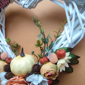 Őszi kopogtató tökkel - otthon & életmód - dekoráció - ajtó- és ablak dekoráció - ajtódísz & kopogtató - Meska.hu Őszi kopogtató tökkel - otthon & életmód - dekoráció - ajtó- és ablak dekoráció - ajtódísz & kopogtató - Meska.hu