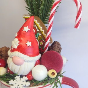 Bögrés karácsonyi dekoráció,manós - otthon & életmód - dekoráció - asztal és polc dekoráció - asztaldísz - Meska.hu Bögrés karácsonyi dekoráció,manós - otthon & életmód - dekoráció - asztal és polc dekoráció - asztaldísz - Meska.hu