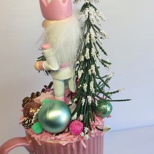 Bögrés karácsonyi diótörő - otthon & életmód - dekoráció - asztal és polc dekoráció - asztaldísz - Meska.hu