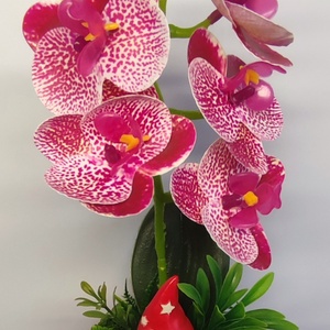 Orchidea manóval - otthon & életmód - dekoráció - asztal és polc dekoráció - asztaldísz - Meska.hu