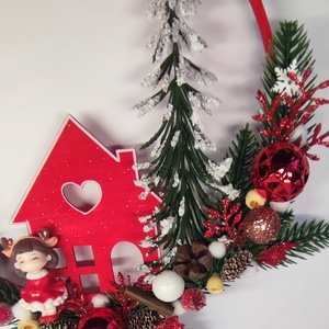 Karácsonyi ajtódísz  - otthon & életmód - dekoráció - ajtó- és ablak dekoráció - ajtódísz & kopogtató - Meska.hu