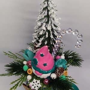 Bögrés karácsonyi manó - otthon & életmód - dekoráció - asztal és polc dekoráció - asztaldísz - Meska.hu