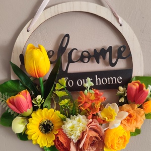 Napsütéses szép tavasz - ajtódísz - Meska.hu